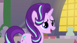 Size: 1920x1080 | Tagged: safe, screencap, starlight glimmer, pony, unicorn, g4, the last problem, open mouth, proud, solo