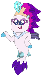 Size: 1803x3179 | Tagged: safe, artist:supahdonarudo, queen novo, seapony (g4), series:novoember, g4, g4.5, my little pony: pony life, my little pony: the movie, chibi, cute, g4 to g4.5, generation leap, novobetes, sassy, simple background, style emulation, transparent background
