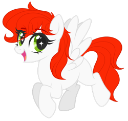 Size: 1920x1816 | Tagged: safe, artist:daydreamingdragon123, oc, oc only, oc:pearl rose, pegasus, pony, female, filly, happy, simple background, smiling, solo, transparent background