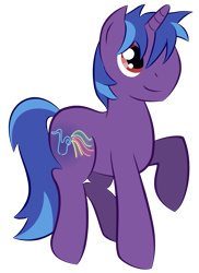 Size: 1173x1608 | Tagged: safe, artist:pokeponyaquabubbles, oc, oc only, oc:blue jazz, pony, unicorn, horn, looking up, simple background, solo, transparent background, unicorn oc