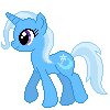 Size: 100x100 | Tagged: safe, artist:lady-pixel, trixie, pony, g4, animated, pixel art, simple background, solo, transparent background