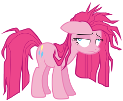 Size: 8500x7000 | Tagged: safe, artist:tardifice, pinkie pie, earth pony, pony, g4, yakity-sax, absurd resolution, depressed, female, mare, pinkamena diane pie, simple background, solo, transparent background, vector
