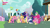 Size: 1920x1080 | Tagged: safe, screencap, applejack, fluttershy, gallop j. fry, li'l cheese, luster dawn, pinkie pie, rainbow dash, rarity, spike, twilight sparkle, alicorn, dragon, pony, g4, the last problem, gigachad spike, mane six, older, older applejack, older fluttershy, older gallop j. fry, older pinkie pie, older rainbow dash, older rarity, older spike, older twilight, older twilight sparkle (alicorn), princess twilight 2.0, twilight sparkle (alicorn), winged spike, wings