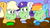 Size: 800x450 | Tagged: safe, artist:gjcgamings, applejack, rainbow dash, rarity, applejack's "day" off, g4, my little pony: friendship is magic, blushing, bubble, clothes, disgusted, fart, fartbow dash, farting bubbles, mud, mud bath, mud mask, muddy, snickering, spa, swimsuit