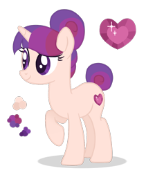 Size: 894x1000 | Tagged: safe, artist:magicuniclaws, oc, oc only, pony, unicorn, female, magical lesbian spawn, mare, offspring, parent:moondancer, parent:princess cadance, simple background, solo, transparent background