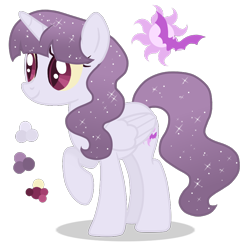 Size: 894x894 | Tagged: safe, artist:magicuniclaws, oc, oc only, alicorn, pony, female, magical lesbian spawn, mare, offspring, parent:daybreaker, parent:inky rose, simple background, solo, transparent background