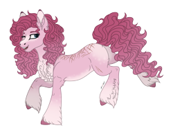 Size: 3705x2850 | Tagged: safe, artist:akumajdragon, pinkie pie, earth pony, pony, g4, high res, scar, simple background, solo, transparent background
