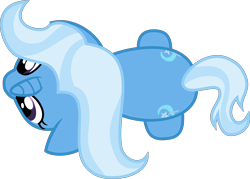 Size: 9010x6442 | Tagged: safe, artist:php178, derpibooru exclusive, part of a set, trixie, pony, unicorn, g4, both cutie marks, female, from above, high angle, nocturnal vision's overhead ponies, overhead view, simple background, solo, transparent background, vector