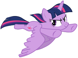 Size: 9300x7000 | Tagged: safe, artist:tardifice, twilight sparkle, alicorn, pony, g4, my little pony: friendship is magic, the cutie re-mark, absurd resolution, female, flying, mare, simple background, solo, transparent background, twilight sparkle (alicorn), vector