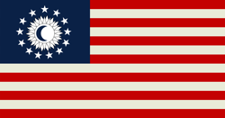 Size: 1440x757 | Tagged: safe, american flag, barely pony related, betsy ross, betsy ross flag, flag, moon, star spangled banner, sun, united states