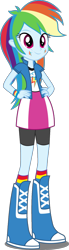 Size: 470x1698 | Tagged: safe, edit, editor:mario101, rainbow dash, pegasus, equestria girls, g4, alternative cutie mark placement, cutie mark, cutie mark on human, facial cutie mark, simple background, solo, transparent background