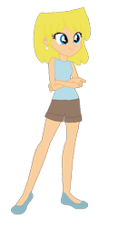 Size: 576x1024 | Tagged: safe, artist:mario101, equestria girls, g4, equestria girls-ified, humanized, lori loud, simple background, solo, the loud house, transparent background
