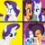 Size: 1300x1300 | Tagged: safe, edit, editor:ktd1993, rarity, saffron masala, pony, equestria girls, g4, afro, approval, disapproval, drake, drakeposting, equestria girls-ified, female, hotline bling, lesbian, meme, ship:raffron, shipping, wrong aspect ratio