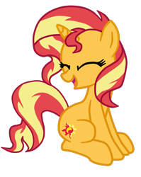 Size: 1069x1344 | Tagged: safe, artist:gmaplay, sunset shimmer, pony, unicorn, equestria girls, equestria girls series, forgotten friendship, g4, cute, shimmerbetes, simple background, solo, transparent background