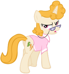 Size: 2353x2549 | Tagged: safe, artist:boneswolbach, lucy packard, pony, unicorn, g4, clothes, female, glasses, high res, mare, simple background, solo, transparent background, vector