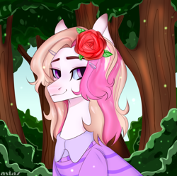Size: 836x830 | Tagged: safe, artist:astaz, earth pony, original species, pony, complex background, male, nature, solo, tree