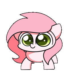 Size: 748x748 | Tagged: safe, artist:sugar morning, oc, oc only, oc:sugar morning, pegasus, pony, animated, chibi, cute, dancing, female, gif, loop, mare, ocbetes, simple background, squishy, transparent background