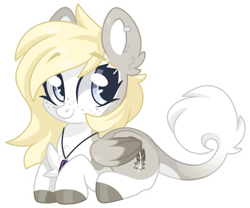 Size: 1614x1340 | Tagged: safe, artist:cinnamontee, oc, oc only, oc:tegan, pegasus, pony, chibi, female, lying down, mare, prone, simple background, solo, transparent background