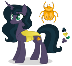 Size: 1500x1379 | Tagged: safe, artist:magicuniclaws, oc, oc only, changepony, hybrid, pony, magical lesbian spawn, offspring, parent:mane-iac, parent:queen chrysalis, simple background, solo, transparent background