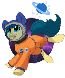 Size: 1000x1200 | Tagged: safe, artist:itstaylor-made, oc, oc only, earth pony, pony, astronaut, simple background, solo, space, spacesuit, transparent background
