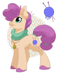 Size: 1200x1500 | Tagged: safe, artist:itstaylor-made, oc, oc only, oc:slip stitch, earth pony, pony, female, mare, simple background, solo, transparent background