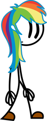 Size: 3500x9061 | Tagged: safe, edit, editor:mario101, editor:michaelsety, rainbow dash, human, equestria girls, g4, henry stickmin, henry stickmin collection, rainbow stickman, simple background, solo, transparent background