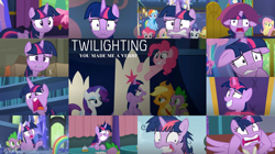 Size: 1280x719 | Tagged: safe, edit, edited screencap, editor:quoterific, screencap, applejack, fluttershy, pinkie pie, rainbow dash, rarity, spike, twilight sparkle, alicorn, dragon, pony, unicorn, a health of information, a royal problem, a trivial pursuit, celestial advice, every little thing she does, g4, lesson zero, no second prances, party pooped, season 2, season 5, season 6, season 7, season 9, the beginning of the end, the saddle row review, ballerina, compilation, cutie map, derp, female, floppy ears, male, mare, messy mane, tutu, twilarina, twilight snapple, twilight sparkle (alicorn), twilighting, unicorn twilight, winged spike, wings