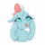 Size: 7000x7000 | Tagged: safe, artist:chedx, ocellus, changedling, changeling, g4, :p, absurd resolution, cute, diaocelles, female, mlem, silly, silly face, squishy cheeks, tongue out