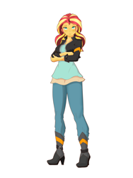 Size: 6000x8000 | Tagged: safe, artist:chedx, sunset shimmer, equestria girls, g4, female, looking at you, solo