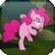 Size: 100x100 | Tagged: safe, artist:kero444, pinkie pie, earth pony, pony, bridle gossip, g4, season 1, animated, bipedal, everfree forest, gif, gif for breezies, picture for breezies, poison joke, solo, spitty pie, tongue out