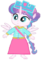 Size: 409x597 | Tagged: safe, artist:loomytyranny, artist:punzil504, edit, princess flurry heart, alicorn, hybrid, equestria girls, g4, 1000 hours in ms paint, barefoot, canada, equestria girls-ified, feet, monarch, monarchist, png, polydactyly, wings