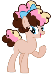 Size: 1085x1549 | Tagged: safe, artist:strawberry-spritz, oc, oc only, earth pony, pony, blank flank, female, mare, offspring, parent:cheese sandwich, parent:pinkie pie, parents:cheesepie, simple background, solo, transparent background