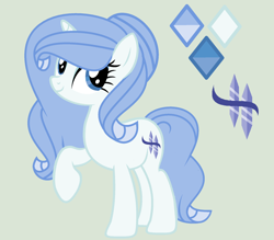 Size: 2078x1818 | Tagged: safe, artist:lominicinfinity, oc, oc only, oc:crystal city, pony, unicorn, female, mare, offspring, parent:fancypants, parent:rarity, parents:raripants, reference sheet, simple background, solo
