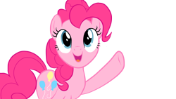 Size: 1366x768 | Tagged: safe, artist:xphire906, pinkie pie, earth pony, pony, g4, female, mare, simple background, smiling, solo, transparent background, vector