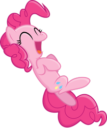 Size: 2247x2669 | Tagged: safe, artist:blueblitzie, pinkie pie, earth pony, pony, g4, female, high res, laughing, mare, simple background, solo, transparent background, vector