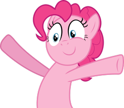 Size: 2616x2292 | Tagged: safe, artist:yetioner, pinkie pie, earth pony, pony, g4, female, high res, mare, simple background, solo, transparent background, vector