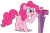 Size: 2992x2004 | Tagged: safe, artist:abydos91, pinkie pie, earth pony, pony, g4, my little pony: friendship is magic, wonderbolts academy, female, happy, high res, mailbox, mare, simple background, solo, transparent background, vector