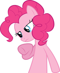 Size: 2230x2690 | Tagged: safe, artist:quasdar, pinkie pie, earth pony, pony, g4, too many pinkie pies, bust, female, high res, mare, simple background, solo, transparent background, vector