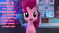 Size: 1280x720 | Tagged: safe, screencap, pinkie pie, earth pony, pony, g4, hello pinkie pie, 3d, female, mare, solo