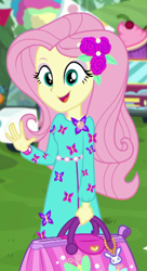 Size: 333x610 | Tagged: safe, screencap, fluttershy, equestria girls, g4, my little pony equestria girls: better together, the road less scheduled, cropped, solo