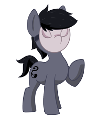 Size: 1200x1400 | Tagged: safe, artist:imposter dude, oc, oc only, oc:imposter, earth pony, pony, 2021 community collab, derpibooru community collaboration, community collab, earth pony oc, mask, simple background, solo, transparent background