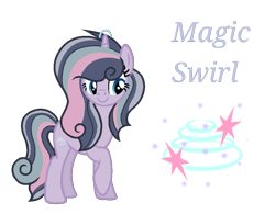Size: 883x689 | Tagged: safe, artist:stellamoonshineyt, oc, oc only, oc:magic swirl, pony, unicorn, female, mare, offspring, parent:star swirl the bearded, parent:twilight sparkle, simple background, solo, transparent background
