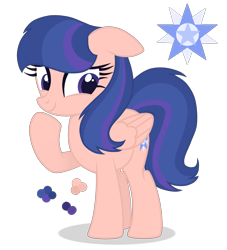 Size: 2000x2200 | Tagged: safe, artist:magicuniclaws, oc, oc only, pegasus, pony, female, floppy ears, high res, mare, offspring, parent:flash sentry, parent:twilight sparkle, parents:flashlight, simple background, solo, transparent background