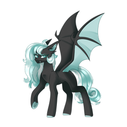 Size: 3000x3000 | Tagged: safe, artist:redheartponiesfan, oc, oc only, oc:oka, bat pony, pony, female, high res, mare, simple background, solo, transparent background
