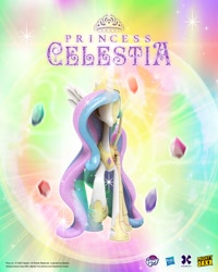 Size: 1080x1350 | Tagged: safe, princess celestia, alicorn, pony, freeny's hidden dissectibles, g4, official, 3d render, bone, dissectibles, female, merchandise, my little pony logo, poster, skeleton, solo, sun