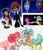 Size: 2857x3288 | Tagged: safe, artist:citi, screencap, pinkie pie, princess skystar, tempest shadow, twilight sparkle, alicorn, human, mermaid, pony, seapony (g4), g4, my little pony: the movie, amputee, bubble, dark skin, dorsal fin, fin, fin wings, fins, flowing mane, high res, holding hands, humanized, looking at each other, mermaid tail, mermaidized, ocean, scene interpretation, screencap reference, seaponified, seapony pinkie pie, seaquestria, species swap, twilight sparkle (alicorn), underwater, water, wings