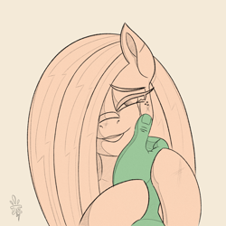 Size: 2048x2048 | Tagged: safe, artist:ezralight, oc, oc only, oc:anon, oc:jewel, earth pony, pony, crying, femboy, high res, looking at you, male, smiling, smiling at you