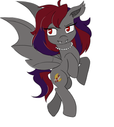 Size: 900x1000 | Tagged: safe, oc, oc only, oc:evening prose, bat pony, pegasus, pony, bat wings, fangs, female, freckles, jewelry, mare, necklace, pearl necklace, simple background, solo, transparent background, wings