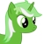 Size: 1012x996 | Tagged: safe, artist:joey, edit, oc, oc only, oc:upvote, pony, unicorn, derpibooru, g4, arrow, bust, cropped, derpibooru ponified, female, horn, icon, mare, meta, ponified, portrait, side view, simple background, smiling, solo, transparent background, upscaled, waifu2x