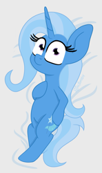 Size: 1215x2058 | Tagged: safe, artist:puperhamster, trixie, pony, unicorn, g4, body pillow, female, looking at you, lying down, mare, solo